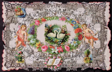 Victorian Valentine Card